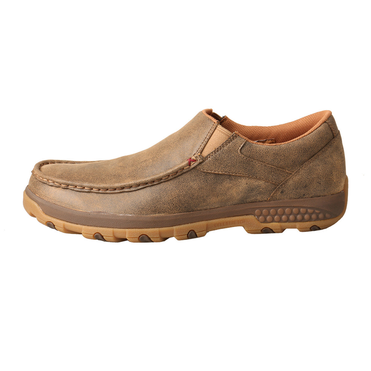 ディグダ　コミヤトモカズ　タブンネ　モココ Twisted X MEN'S SLIP-ON DRIVING MOC WITH CELLSTRETCH® MXC0003