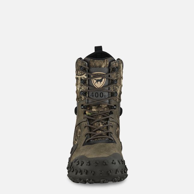 Irish Setter VaprTrek Men's 8-inch Waterproof Leather Insulated Mossy Oak® Camo Boot Style 3943
