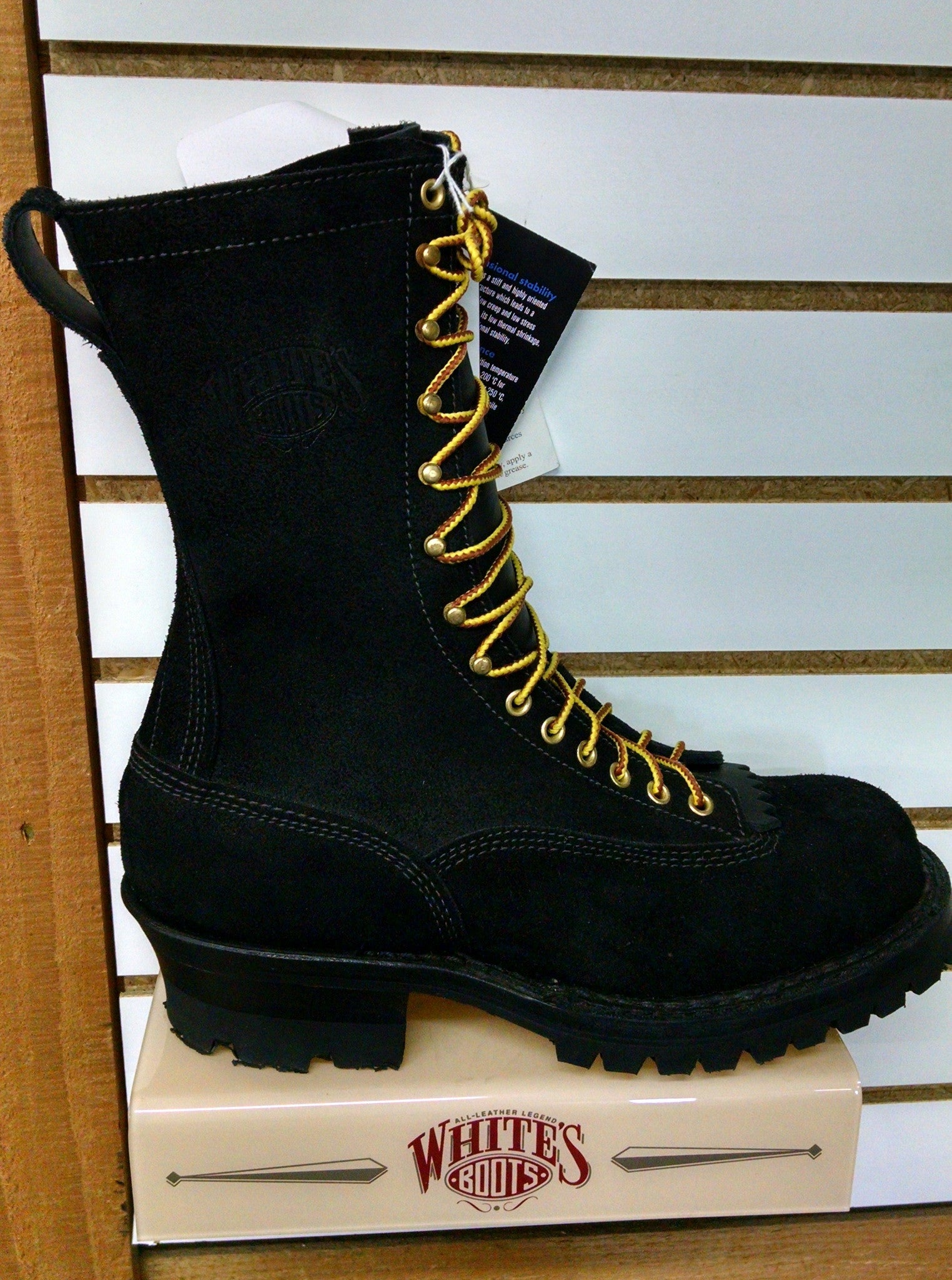 Lacing Firefighter Boots