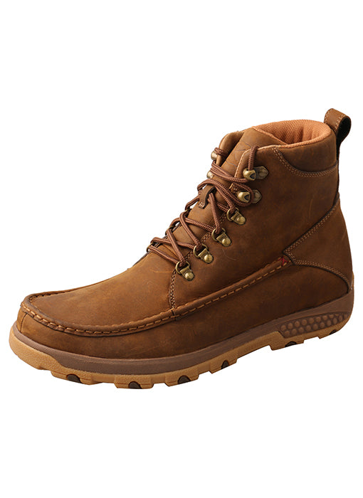 Twisted X MEN'S 6" DRIVING MOC HIKER WITH CELLSTRETCH®Style MXC0011